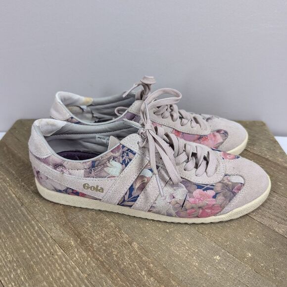 Gola x Liberty Bullet PJ Sneakers Size 6 Floral Print - Picture 2 of 10